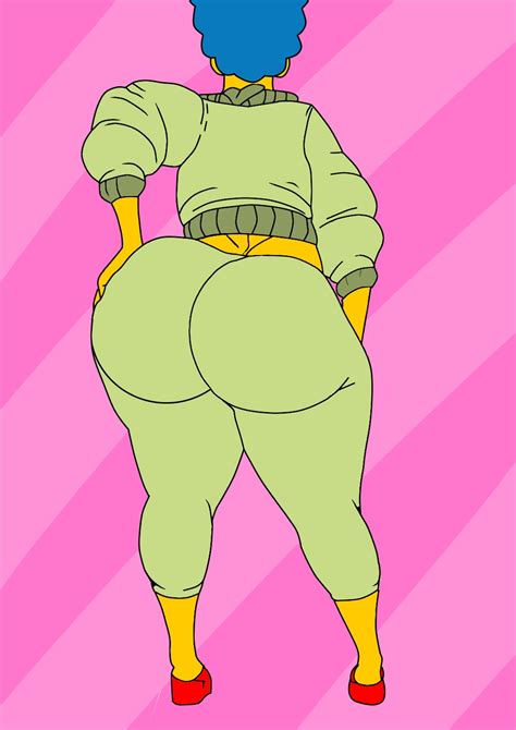 Rule 34 Big Ass Jumpsuit Marge Simpson Milf Pawg The Simpsons Tight