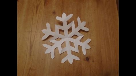 How To Make A Perfect Paper Snowflake Youtube