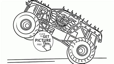 beautiful photo  coloring pages monster trucks birijuscom