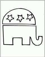 Republican Election sketch template