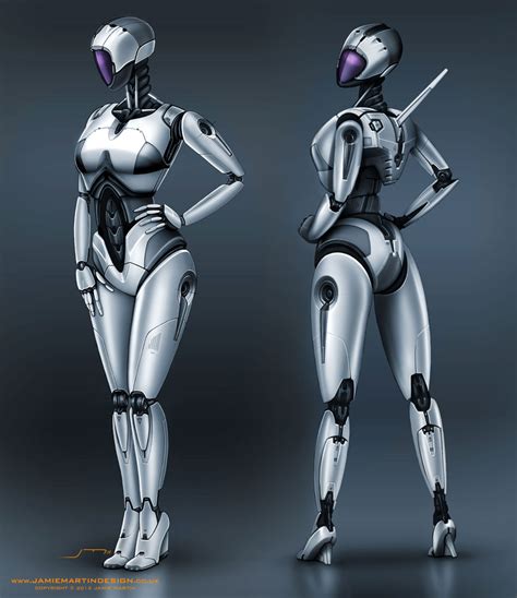 cgtalk p       female robot concept design