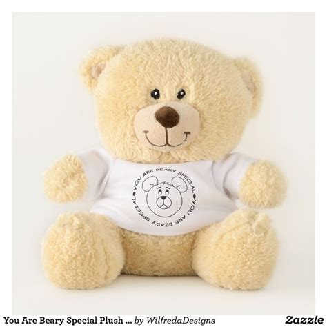 beary special plush teddy bear zazzlecom  images