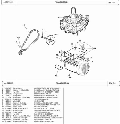 coats  transmission parts manual