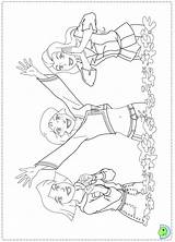 Dinokids Totally Spies sketch template