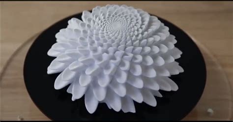 printed sculptures strobe animated blooms fiori