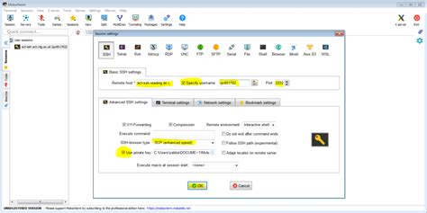 Act Ssh With Mobaxterm Step By Step Guide Academic Computing Team