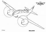 Planes Coloring Pages Disney Bulldog Movie Colouring Printable Ripslinger Chupacabra Skipper Getcolorings Getdrawings Colorings Kids Colori Supercoloring Color Categories sketch template
