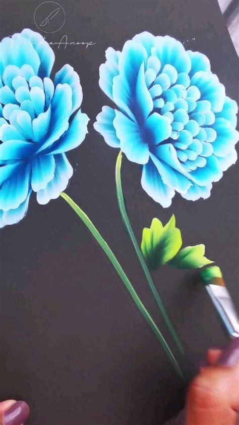 flower painting acrylic painting nature painting flower painting flower drawing painting