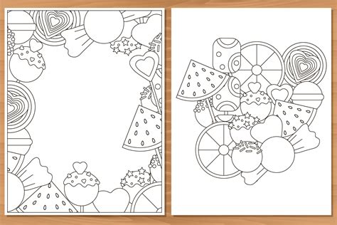 candy coloring pages kids coloring printable coloring  colouring