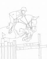 Show Jumping Lineart Drawings Deviantart Line sketch template