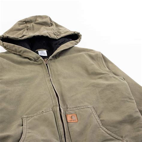 vintage carhartt active hooded jacket american madness
