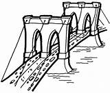 Ponte Puente Colorare Construcciones Ausmalen Ausmalbild Disegni Bruecken Monumentos Kostenlos Malvorlagen Lugares sketch template