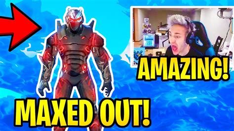 streamers react  maxed  tier  omega skin   add ons