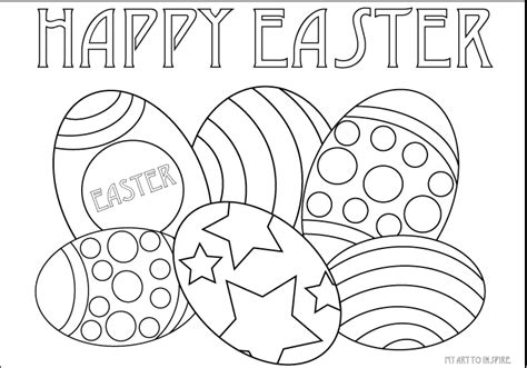happy easter printable coloring pages  getdrawings