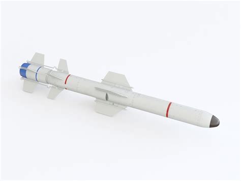 missile 02 3d model cgtrader