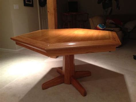 hand oak poker table cjs woodworks custommadecom