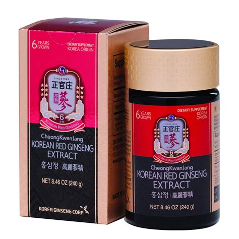 kgc cheong kwan jang korean red ginseng extract  extra strength energy performance
