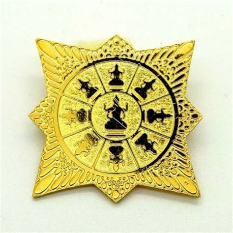 Jual Pin Bros Lambang Surya Majapahit Emas Shopee Indonesia