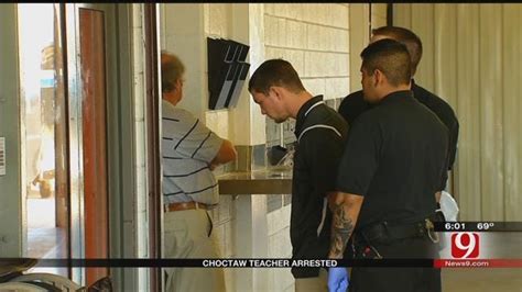 choctaw teacher arrested booked in oklahoma co jail for