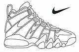 Coloring Shoe Pages Running Shoes Printable Color Getcolorings Print sketch template