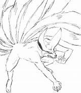Naruto Nine Coloring Pages Fox Tailed Tails Drawing Drawings Easy Tail Paintingvalley Line Popular Result Paintings Search sketch template