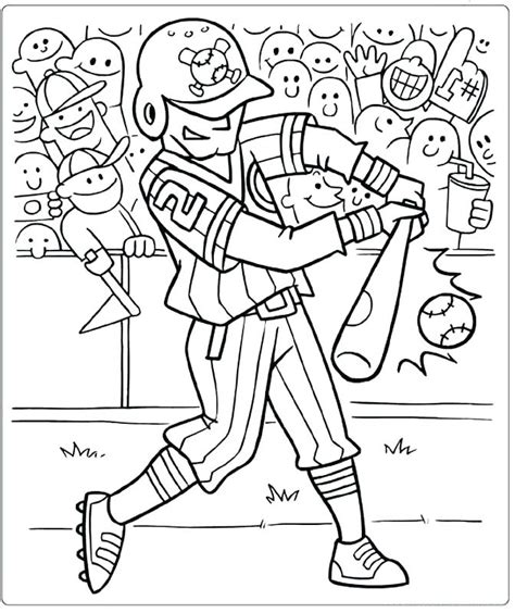 mlb coloring pages  getdrawings