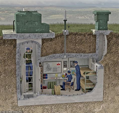 Cold War Bunker In Cornwall Goes On Sale For £25 000 Daily Mail Online