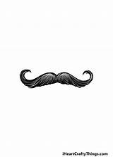Mustache Step Iheartcraftythings sketch template