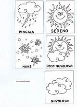 Infanzia Atmosferico Stagioni Meteo Settimana Cartellone Maestra Simboli Attività Asilo Segnare Indispensabile Inverno Inglese Imparare Coluroid sketch template