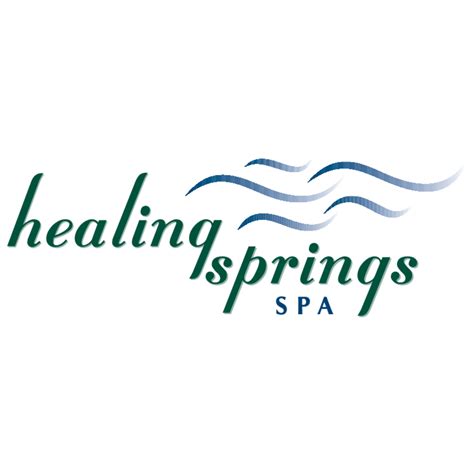 healing springs spa logo vector logo  healing springs spa brand