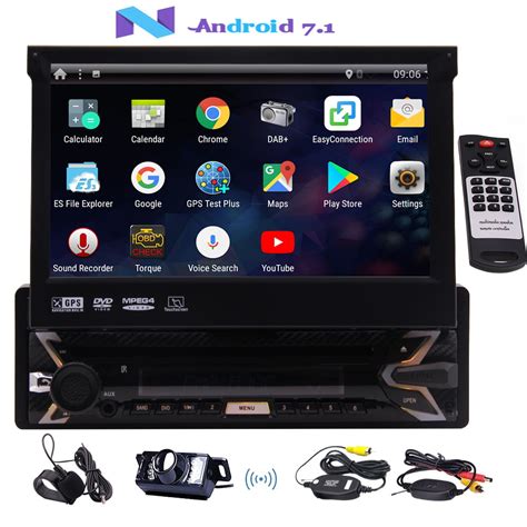 car stereo  backup camera   car radio android  car dvd player single  din touch