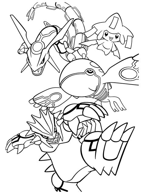 pokemon rayquaza drawing  getdrawings