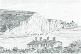 Dover Cliffs sketch template