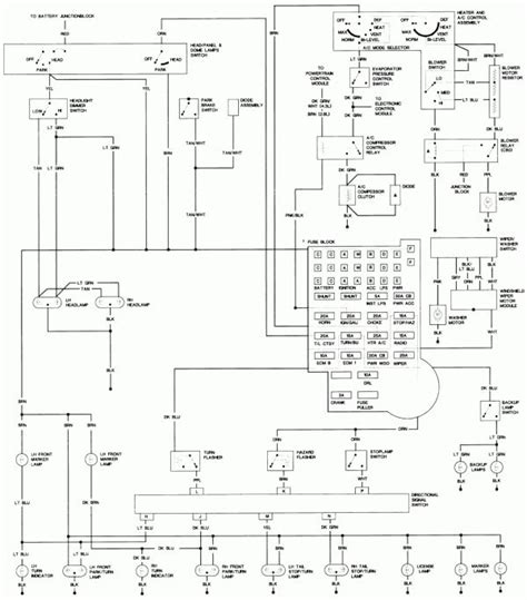 chevy truck stereo wiring diagram