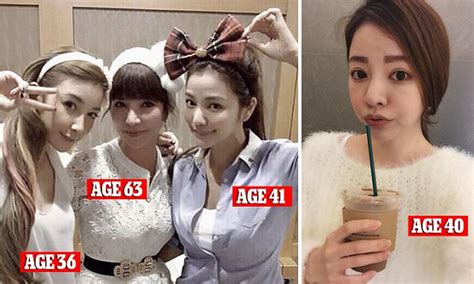 Youthful Taiwanese Woman Also Has Mum And Sisters Daily Mail Online