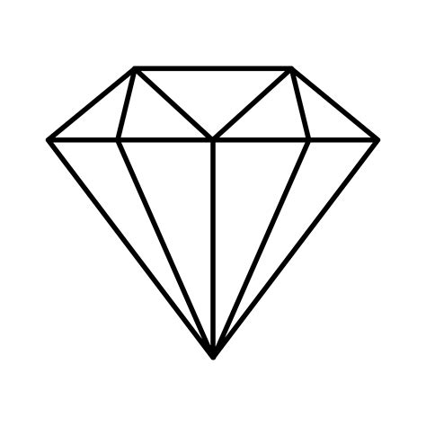 diamant symbolbild  vektor kunst bei vecteezy