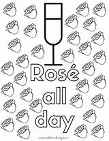 Coloring Wine Book Adult Color Sip Ladies Down Who Brighten Excited Smile Hope Final Am So Make Roseandchambray sketch template