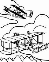 Coloring Biplane Crayola Pages sketch template