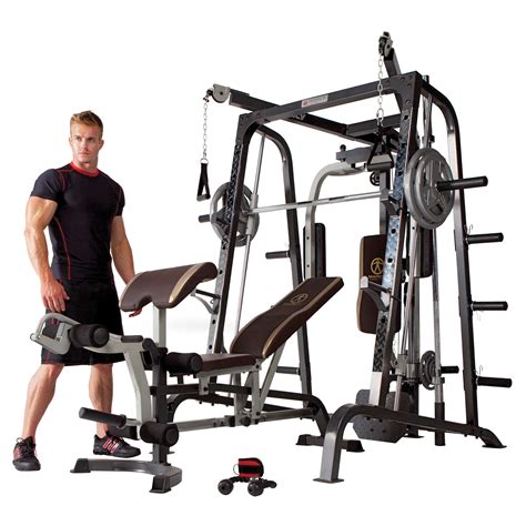 Marcy Diamond Elite Smith Cage With Linear Bearings Home Gyms At