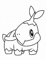Pokemon Turtwig Coloring Pages Getdrawings Colouring sketch template