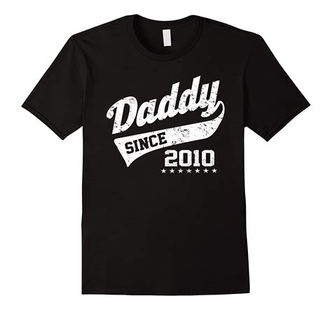 mens vintage daddy since 2010 t shirt t for new dad shirt 4lvs