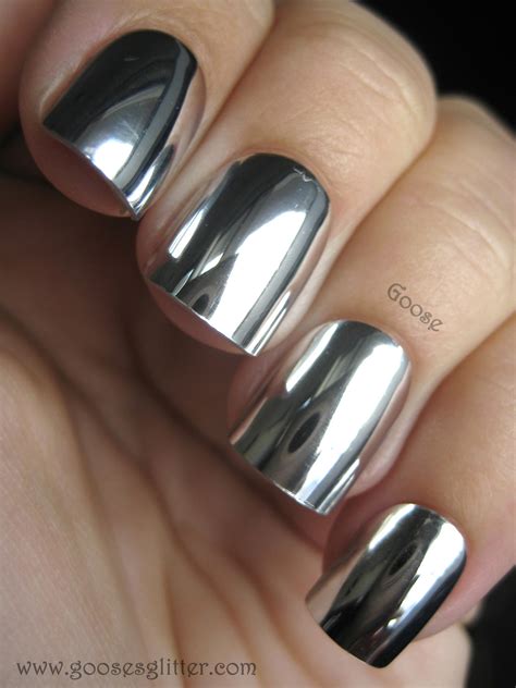 gooses glitter mirror nails day  review