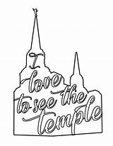 Temple Coloring Lesson Helps Behold Thy Cometh Testament Primary Come Follow King sketch template