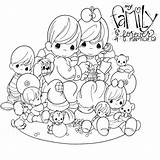 Coloring Pages Precious Moments Church Family Printable Baby Girl Friends Christmas Forever Families Sheets Religious Together Kids Moment Getdrawings Adult sketch template