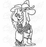 Pages Coloring Country Western Wedding Cowboy Drawing Cartoon Line Getdrawings Getcolorings Color sketch template