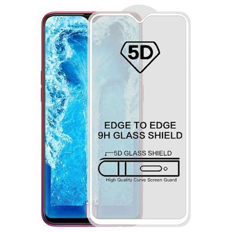 5d tempered glass oppo f9 full coverage screen protector protective