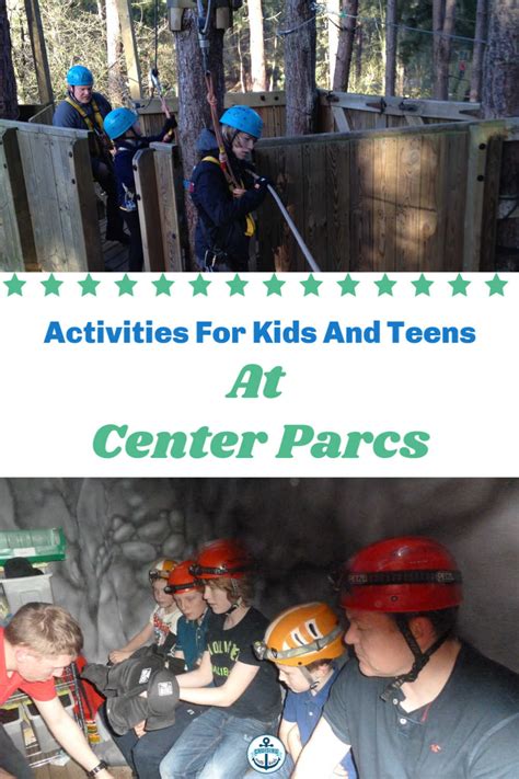 activities  teenagers  center parcs extraordinary chaos