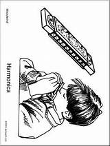 Coloring Pages Welding Getcolorings Harmonica sketch template