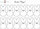 Peeps Easter Peep Printable Template Clipart Bunny Activities Cut Templates Cake Paper Color Coloring Pages Printables Activity Kids Chocolate Rabbit sketch template