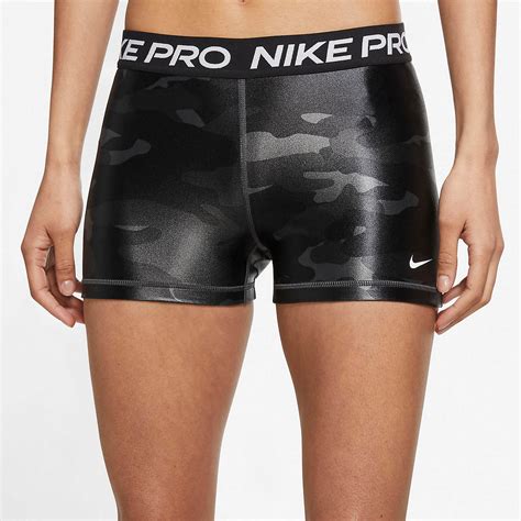 nike women s pro dri fit camo shorts 3 in academy